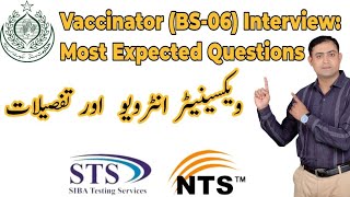 VACCINATOR INTERVIEW 2024  VACCINATOR MOST EXPECTED QUESTIONS [upl. by Ginnifer]