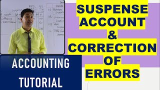 Suspense Account and Correction of Errors [upl. by Kirk280]