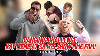 PANGINIG CHALLENGE KAY MEME AT SA ITS SHOWTIME FAM  Ion Perez [upl. by Erine]