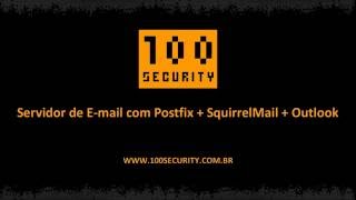 Servidor de Email com Postfix  SquirrelMail  Outlook [upl. by Krissy]