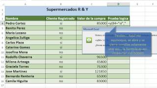 Funciones logicas SI Y O [upl. by Idnyl]