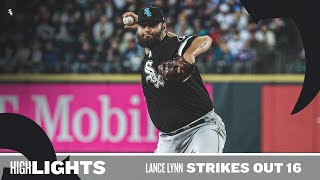 HIGHLIGHTS Lance Lynn’s 16 Ks Ties Franchise Record 61823 [upl. by Vinni204]