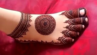 New and Stylish Payal Foot Mehendi Design Bridal Foot Mehendi Design 2023 [upl. by Gautier]