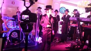 Bar Mitzvah boy Yitzy Rosinger takes the podium W Shirah Choir amp Freilach Band [upl. by Nennerb]