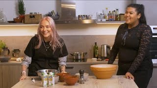 Kokkamine Kristinaga  VEGAN PASTA ft Liina Ariadne Pedanik [upl. by Leveridge942]