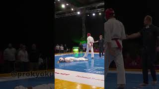 Knockout Jakub Malinowski  Kokoro Cup Juniors 2024 kyokushin karate [upl. by Olmstead]