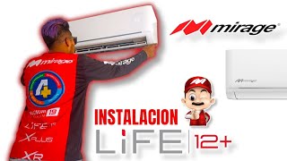 Minisplit Mirage LIFE12 Nuevo Modelo 2022 [upl. by Asilec481]