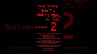 Your Galaxy Note 7 is shutting down [upl. by Esinehc297]