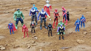 AVENGERS TOYSAction FiguresUnboxingCheap PriceIronmanHulkThor SpidermanToys [upl. by Hak]