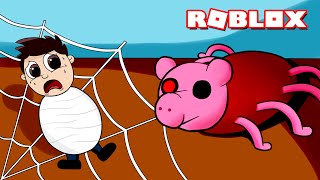 PIGGY pero ES UNA ARAÑA  Roblox Spider [upl. by Aiuoqes345]