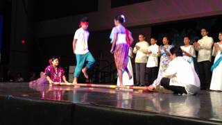 Fast tinikling blindfolded Raleigh International Festival [upl. by Jarietta]