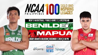 Mapúa vs Benilde Men’s Basketball Finals  NCAA Season 100  Replay [upl. by Harbert]