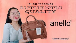 ANELLO BAG REVIEW AND AUTHENTICITY CHECKFAUX LEATHER HINGED CLASP MINI SHOULDER BAGISHSSI YEPPEUDA [upl. by Tuhn]