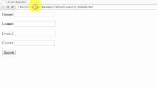 HTML Hacks  DATALIST attribute to list the options for autocompletion in input field [upl. by Noek568]