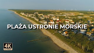 Plaża Ustronie Morskie z drona  Lato  LECE W MIASTO™ 4k [upl. by Tav]