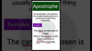 Apostrophe in English theeducationalspan [upl. by Towroy]