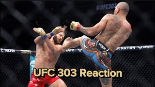 UFC 303 Pereira vs Procházka Reaction [upl. by Alue]