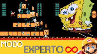 NIVEL SE EMPIEZA A CREAR SOBRE SI MISMO 🤯  EXPERTO INFINITO NO SKIP  SMM2  ZetaSSJ [upl. by Landes]