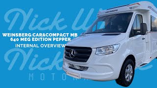 Weinsberg CaraCompact MB 640 MEG Edition PEPPER  Internal Overview [upl. by Ibbor655]