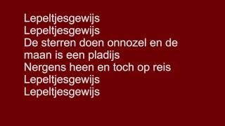 Bart Peeters  Lepeltjesgewijs  Lyrics [upl. by Aerahs469]