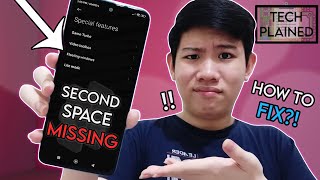 How to Enable MissingDisabled Second Space on Xiaomi Phones Redmi Note 11 amp MORE  Techplained [upl. by Siraj]