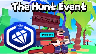 Pls Donate  How to Get Diamond Donor Badge amp Booth Roblox The Hunt Event [upl. by Hras540]