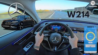 2024 Mercedes Benz E Class E220d POV Test Drive  0240kmh amp 100200kmh Acceleration [upl. by Amanda]