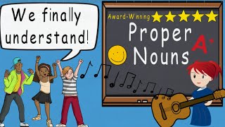 Proper Noun Song Proper Nouns by Melissa  Award Winning Video [upl. by Ceil612]