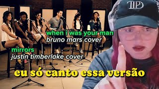 REAGINDO A CLÁSSICOS DO BOYCE AVENUE FEAT FIFTH HARMONY E LITTLE MIX  Cortes da Bel [upl. by Teragram16]