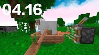 Speedrunning sheep Fricker machine in mobile MCPE minecraft mcpe [upl. by Rosetta30]