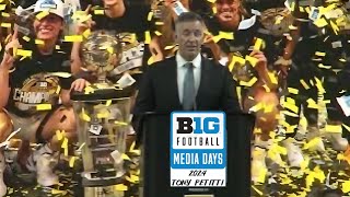 Big Ten Commissioner Tony Petitti Big 10 Football Media Day 2024 [upl. by Olegnalehcim]