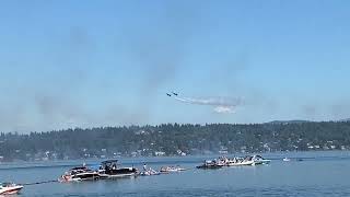 Blue Angels in Seattle Seafair Airshow [upl. by Nevin]