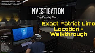 Vip Contract High Society Leak “Investigation The Country Club” Patriot Limo Location amp Walkthrough [upl. by Coral]