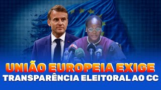 União Europeia Coloca O Conselho Constitucional Contra A Parede E Exige Transparência Eleitoral [upl. by Lacram235]