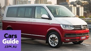 2015 Volkswagen Transporter Caravelle and Multivan review  first Australian drive [upl. by Petta]