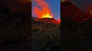 Unbelievable Lava Fireball In front of me 🌋😲 Volcano Eruption [upl. by Sillek307]