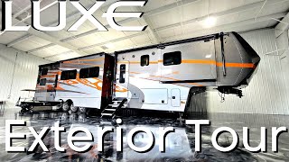 Toy Hauler Exterior Tour  Luxe 47FB [upl. by Letram]