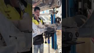 How to change rack and pinion power cylinder car automobile mechanical repaircar steel iron [upl. by Ticon49]