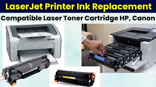 How to install HP LaserJet Printer Ink Cartridge [upl. by Lidia307]