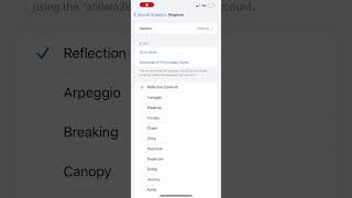 iOS 17 New Ringtone Reflection [upl. by Oleic]