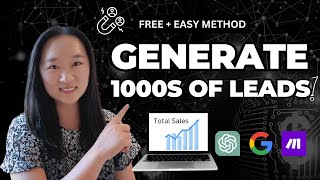 Using ChatGPT to Generate 1000s of Leads in Any Niche Free  Easy Method [upl. by Hughie]