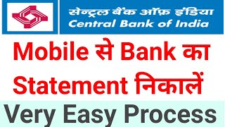 Central Bank ka Online Statement Kaise Nikale Cent M Passbook Se PDF Statement Nikale [upl. by Hendrik225]