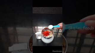 Red chutney for dosa  Shorts  Chutney recipes  Different type of chutneys  Shalini Foods [upl. by Dias]