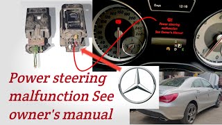 Mercedes cla 200  power steering malfunction see owners manual  steering repairing Auto hub [upl. by Mcgregor]