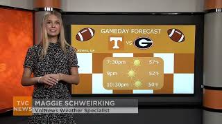 VolNews Game Day Forecast Vols vs Dawgs [upl. by Sirromaj]