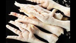 How To Cut The Nails of Chicken Paws feet Before Cooking [upl. by Akemad289]