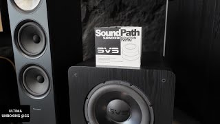 My Subwoofers New Shoes SVS Soundpath Subwoofer Isolator [upl. by Bornstein125]