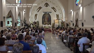 Festes Majors de Deltebre 2024 Ofrena al patró Sant Roc [upl. by Janik692]