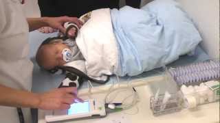 Newborn  Infant Hearing Screening  Madsen AccuScreen [upl. by Nadeau]