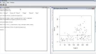 Statistics with R 1  Linear regression [upl. by Eiramlatsyrc76]